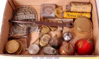 Lot 10 - Small tray containing a collection of various...