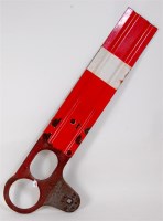 Lot 55 - A Southern Region enamel signal arm with...