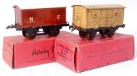 Lot 335 - Hornby 1937-41 NE No. 0 Perishables Meat van -...