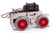 Lot 367 - Hornby pre war 20V AC mechanism with wheels (G)