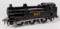Lot 376 - Bassett-Lowke black lined green SR 12v DC...