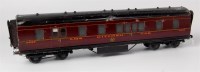 Lot 383 - Exley prewar maroon LMS kitchen car No. 3027 -...