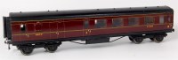 Lot 384 - Exley prewar maroon LMS brake/composite...