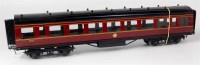 Lot 385 - Exley postwar maroon British Railways open...