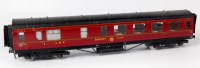 Lot 389 - Exley postwar maroon LMS buffet car No. 144 -...