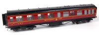 Lot 391 - Exley postwar maroon LMS restaurant car No. 32,...