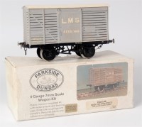 Lot 407 - Parkside Dundas LMS kit built beer van (G-BG)
