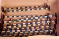 Lot 482 - Hornby 1933-41 12x M2 telegraph poles blue &...