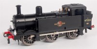 Lot 502 - Darstaed black BR unlined + crest 3F Jinty...