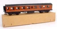 Lot 509 - Exley postwar K6 LNER brake/3rd fitted with...