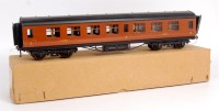 Lot 512 - Exley postwar K6 LNER 3rd class coach fitted...