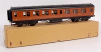 Lot 513 - Exley postwar K6 LNER 3rd class coach fitted...