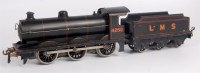 Lot 563 - Bassett-Lowke black LMS 0-6-0 standard tender...