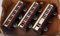 Lot 379 - 3x Exley modified 6 wheel coaches in...