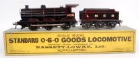 Lot 574 - Completely repainted Bassett-Lowke black LMS...