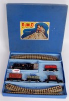 Lot 653 - A Hornby Dublo EDG17 tank goods train set...