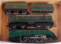 Lot 691 - Hornby Dublo class A4 engine only, repainted...