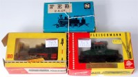 Lot 710 - Early Fleischmann DB black 2-4-0 tank engine...