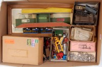 Lot 712 - Mixed delve of oddments, Hailey Models wooden...