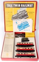 Lot 763 - Trix Twin Railway red boxed set 46258 0-4-0...