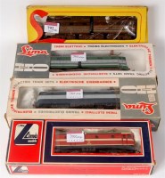 Lot 792 - 4 Lima electric locomotives, all H0...