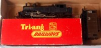 Lot 796 - A Triang black 2-6-2 French outline tank...