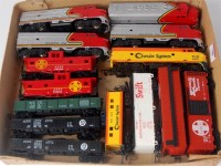 Lot 798 - American outline H0, 3 motorised F7 type...