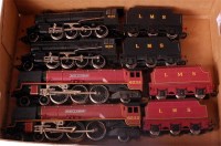 Lot 855 - 2 Hornby LMS red 'Duchess of Sutherland'...