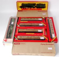 Lot 861 - 3 Hornby class A3 engines and tenders...