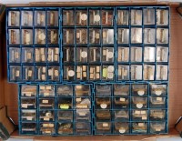 Lot 874 - 3 trays containing number of plastic storage...