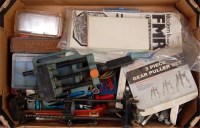 Lot 875 - Files, pin vices, screwdrivers, rolling road,...