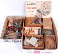 Lot 882 - Boxed Marklin H0 electric signals 2x 7040 and...
