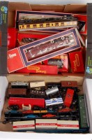 Lot 890 - Locomotive, 3 coaches, 16 wagons, some items...