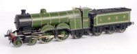 Lot 910 - A white metal kit built and GNR Atlantic 4-4-2...