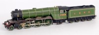 Lot 913 - A brass and white metal kit built LNER class...