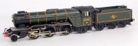 Lot 918 - A brass kit built of LNER class V2 engine and...