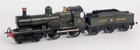 Lot 924 - A white metal kit built; GWR outside framed...