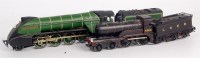 Lot 925 - A white metal kit built LNER green 2-8-2...