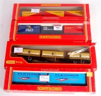 Lot 926 - Hornby R020, R022, R030, freight liner wagons...