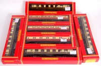 Lot 929 - BR ex LNER red/cream coaches sleeping car,...