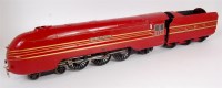 Lot 590 - Scratchbuilt GI 2 rail electric maroon...