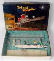 Lot 1206 - Tri-ang, Minic ships rare set M892, SS United...