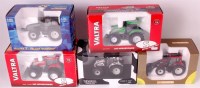 Lot 1214 - Five boxed 1/32nd scale 'Valtra' diecast...
