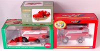 Lot 1215 - 1/32nd scale Massey Ferguson combine harvester...