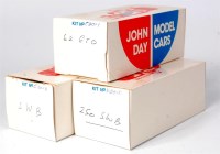 Lot 1502 - John Day Model Cars, 1/43rd scale white metal...