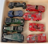 Lot 1509 - Nine mixed scale white metal and resin kit...