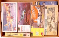 Lot 1517 - Revell and UPC 1/72nd and 1/50th scale plastic...