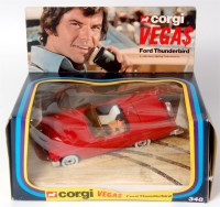 Lot 1609 - Corgi Toys, 348, Vegas Thunderbird, red body...