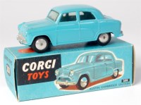 Lot 1614 - Corgi Toys, 201 Austin Cambridge Saloon, pale...