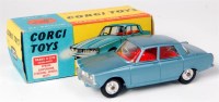Lot 1627 - Corgi Toys, 252 Rover 2000, metallic steel...